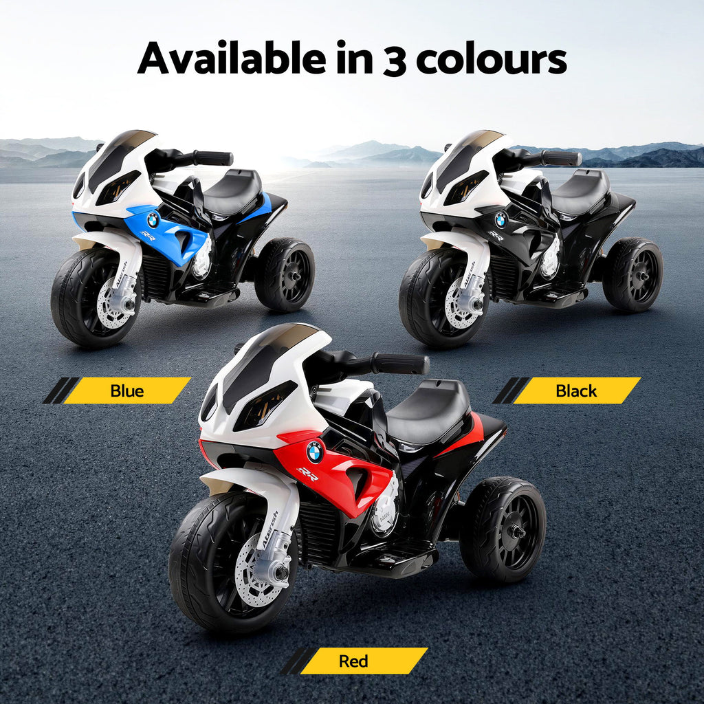 Kids Electric Ride On Car Police Motorcycle Motorbike BMW Licensed S1000RR Red