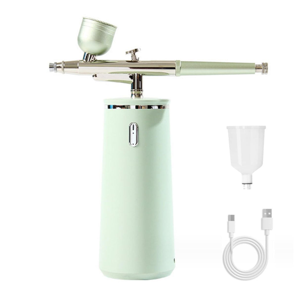 Nano Facial Steamer - Rechargeable & Portable High Pressure Face Oxygen Sprayer Machine, 0.3mm Nozzle Micro Mist Skin Hydrator, Essential Water Infusion Facial Spa Treatment - Pink - Size 52*150*150mm