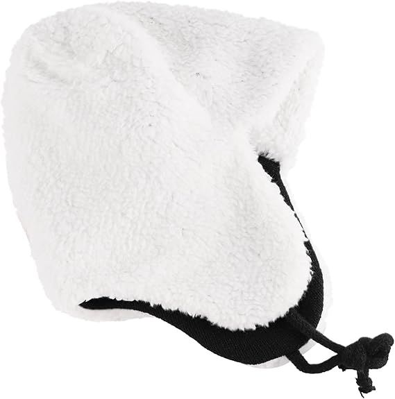 Warm Hat - Baby Winter Hat with Earflaps - Fleece Lining - Knitted - 2 Cute Ears - For Girls & Boys (Head Circumference: 48-50 cm)