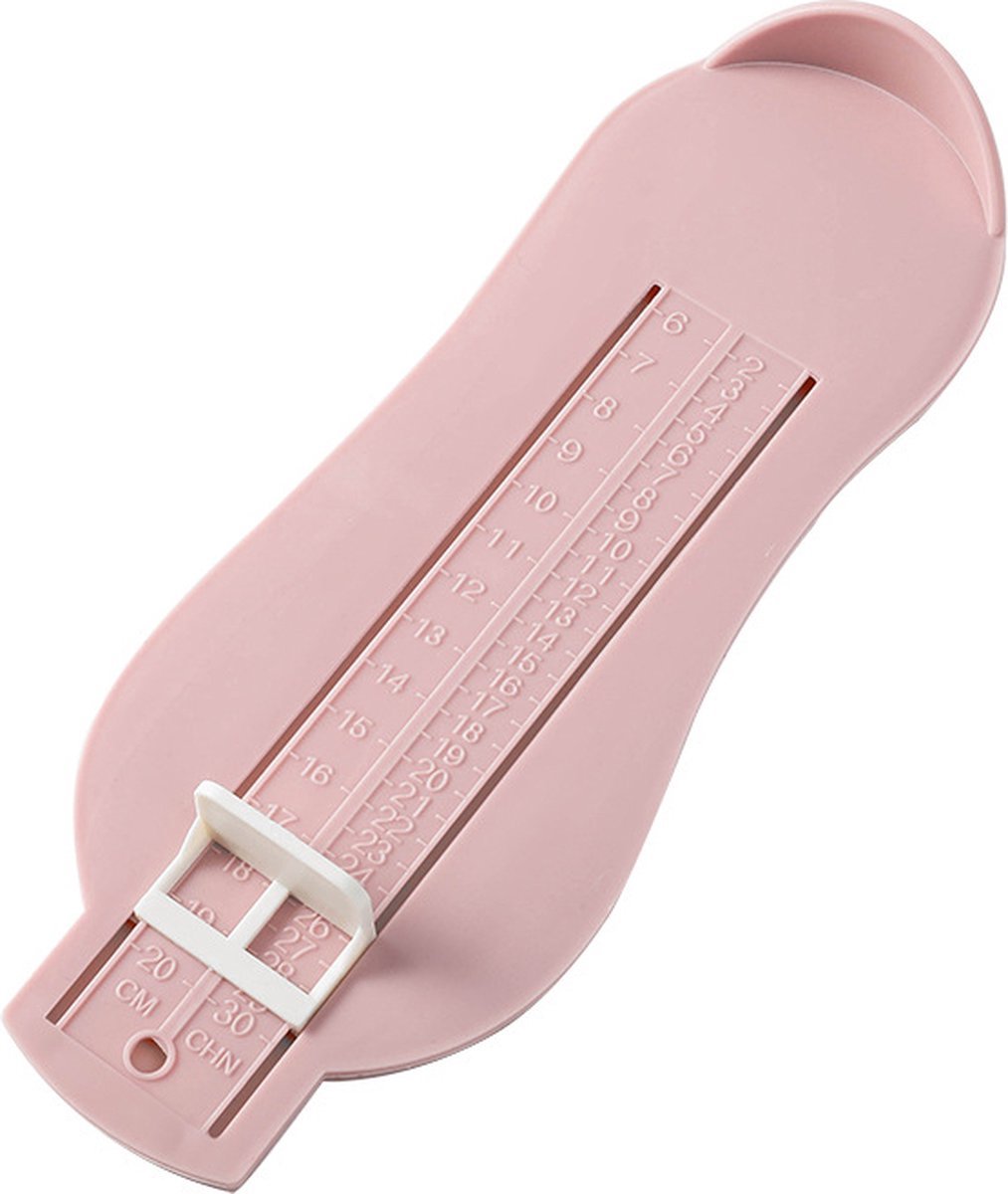Child's Foot Measuring Tool | Child's Shoe Size Measuring Tool | Measuring Foot Size | Baby Shoe Measuring Tool | Baby Measurement | Pink