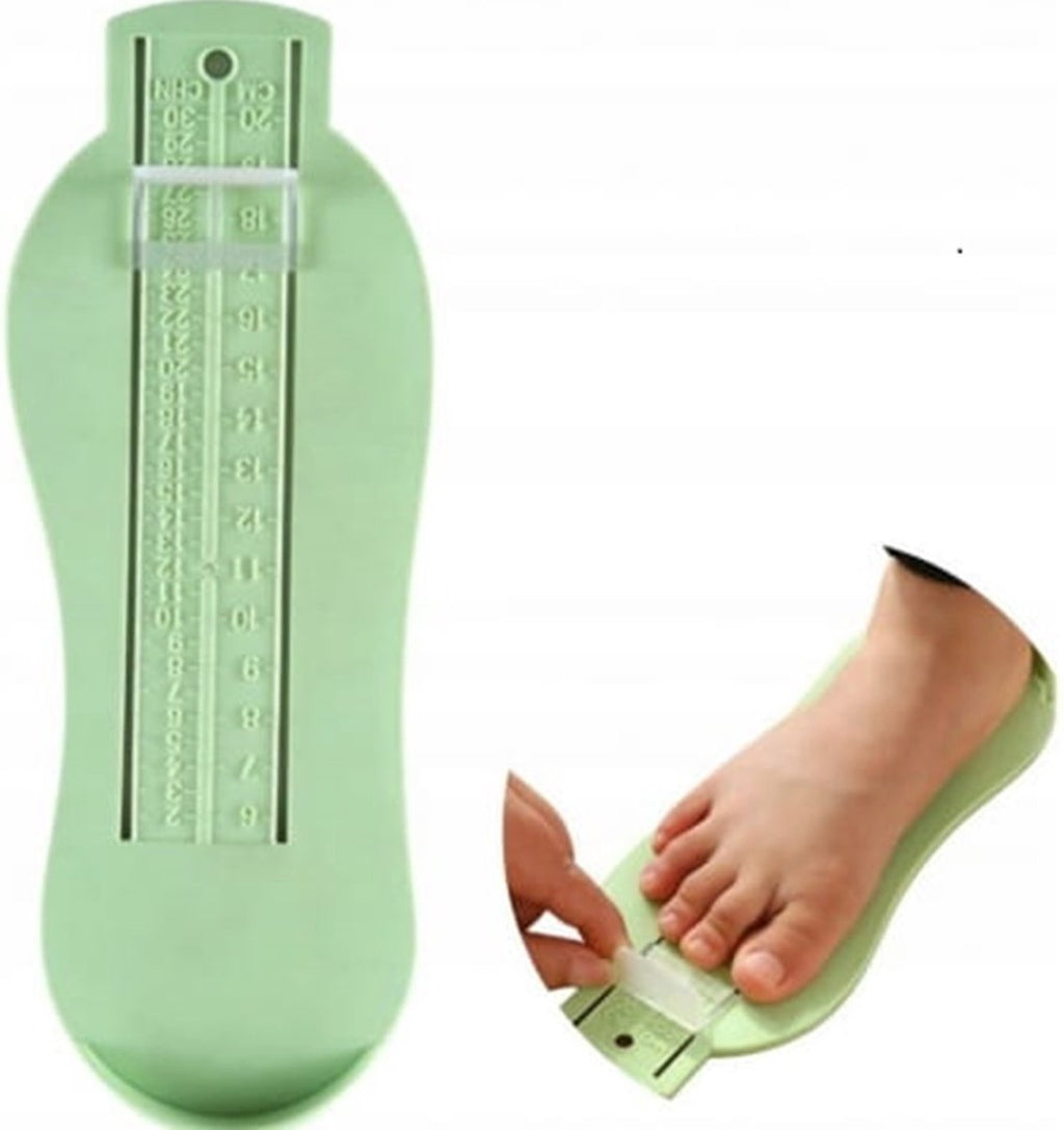 Child's Foot Measuring Tool | Child's Shoe Size Measuring Tool | Measuring Foot Size | Baby Shoe Measuring Tool | Baby Size Measurement | Green