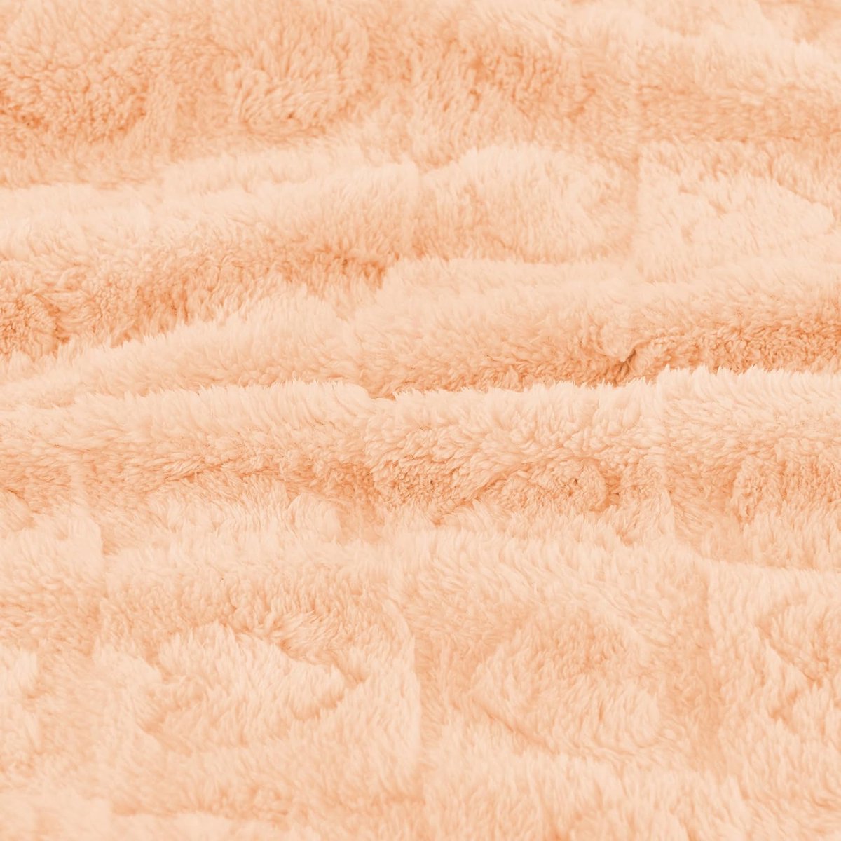 Baby blanket with heart motif, ultra-soft, cozy baby blankets for girls and boys, soft baby and toddler blankets for newborn babies, gifts for the crib and stroller (76 x 102 cm) (apricot pink)
