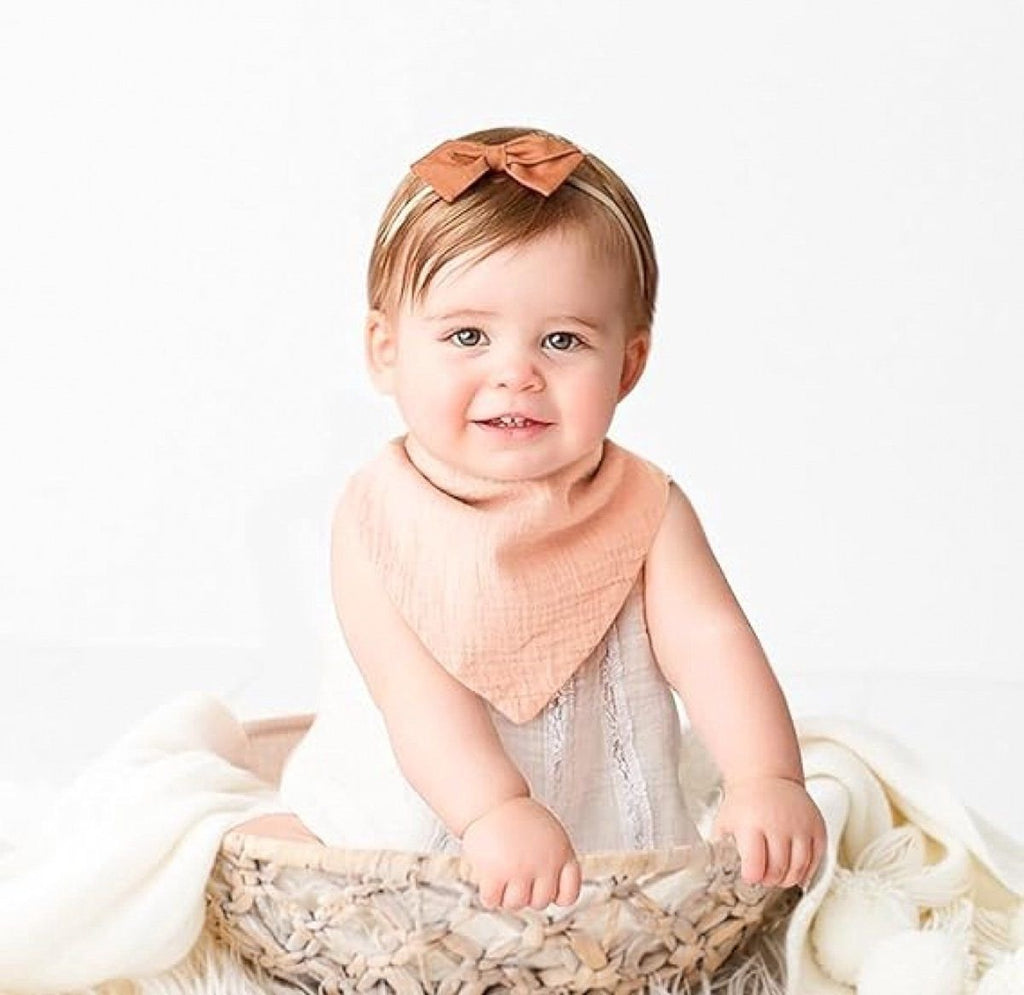 Baby Bibs - Set of 10 - Soft - Washable - Bibs - Drool Bibs - Drool Cloths for Babies and Children - Baby Bibs - Burp Cloths - Baby Neck Scarf - Adjustable Snap Fastener - Perfect for Feeding, Drooling, and Clothing Protection