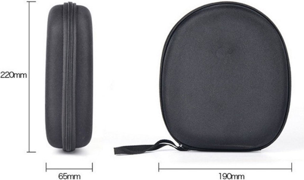 Headphone Case - Hard Protective Case - Headphone Case - Headphone Case - Headphone Cover - Protective Case - Carrying Case - On-Ear/Over-Ear - Waterproof - Shockproof - For Most Brands/Bluetooth/HiFi/Wired Headphones/Gaming Headset - Black