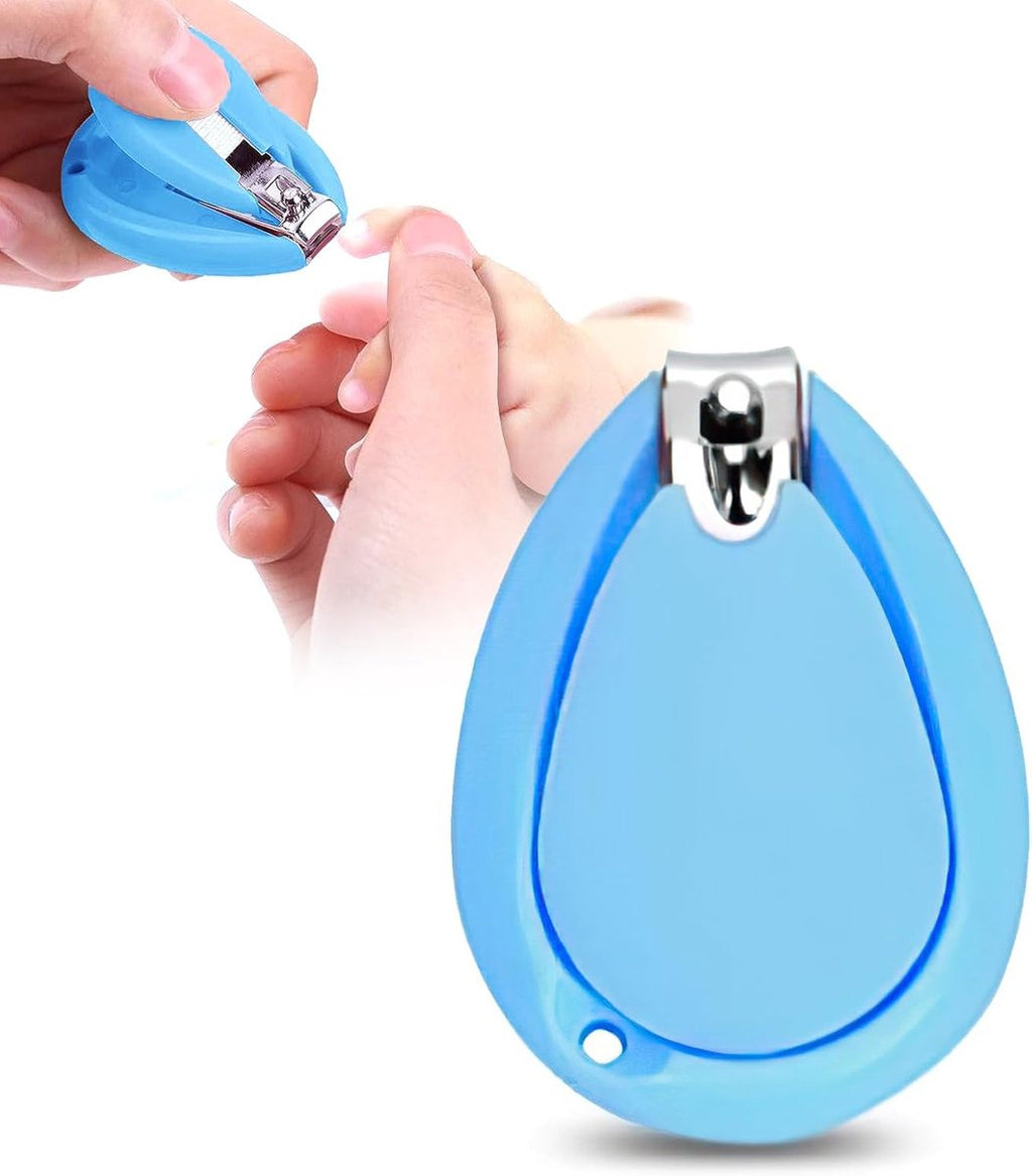Nail Clipper - Nail Scissors - Toddler Nail Clipper - Child Nail Clipper - Baby Nail Scissors - Safety Scissors - Safe and Gentle - For Babies, Children, Adults - For Newborns, Baby, Toddler, Children - For All Ages - Blue
