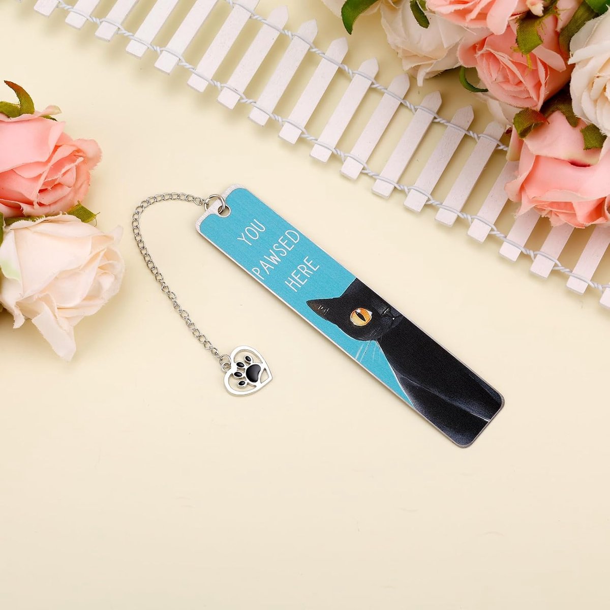 Bookmarks - Set of 2 - Cat Bookmarks - Gifts for Cat Lovers - Cute Bookmarks - Bookmark Gifts for Book Lovers - Reading Bookmarks - Gifts for Boys, Girls, Kids & Friends - Stainless Steel (Style A)