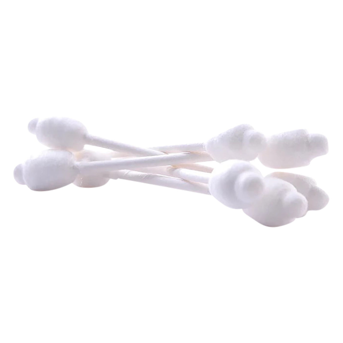 55ct Baby Cotton Swabs Safety Swabs for Kids or Babies Organic Cotton Gentle Baby Qtips Children Cotton Buds White