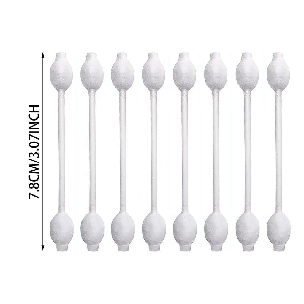 55ct Baby Cotton Swabs Safety Swabs for Kids or Babies Organic Cotton Gentle Baby Qtips Children Cotton Buds White