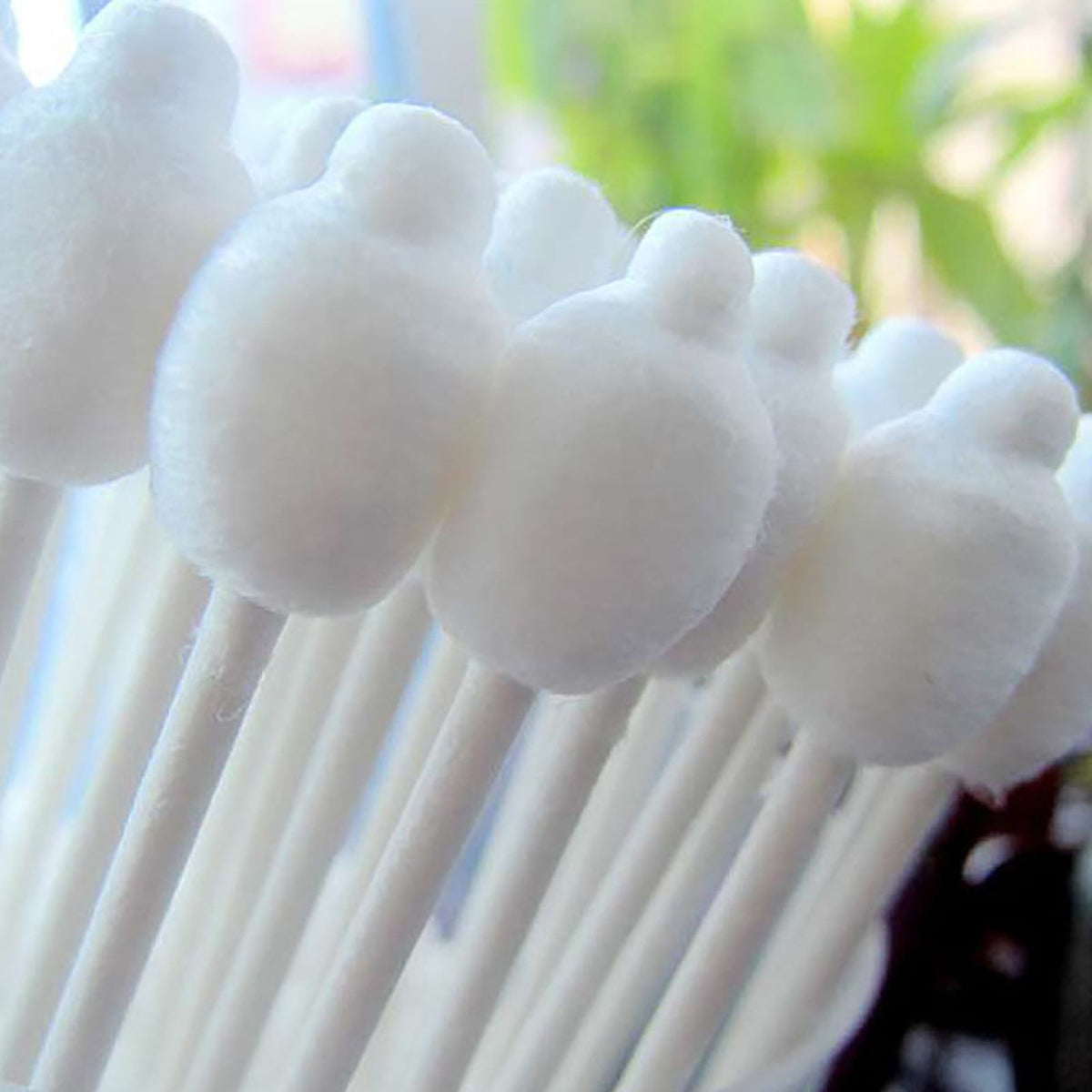 55ct Baby Cotton Swabs Safety Swabs for Kids or Babies Organic Cotton Gentle Baby Qtips Children Cotton Buds White