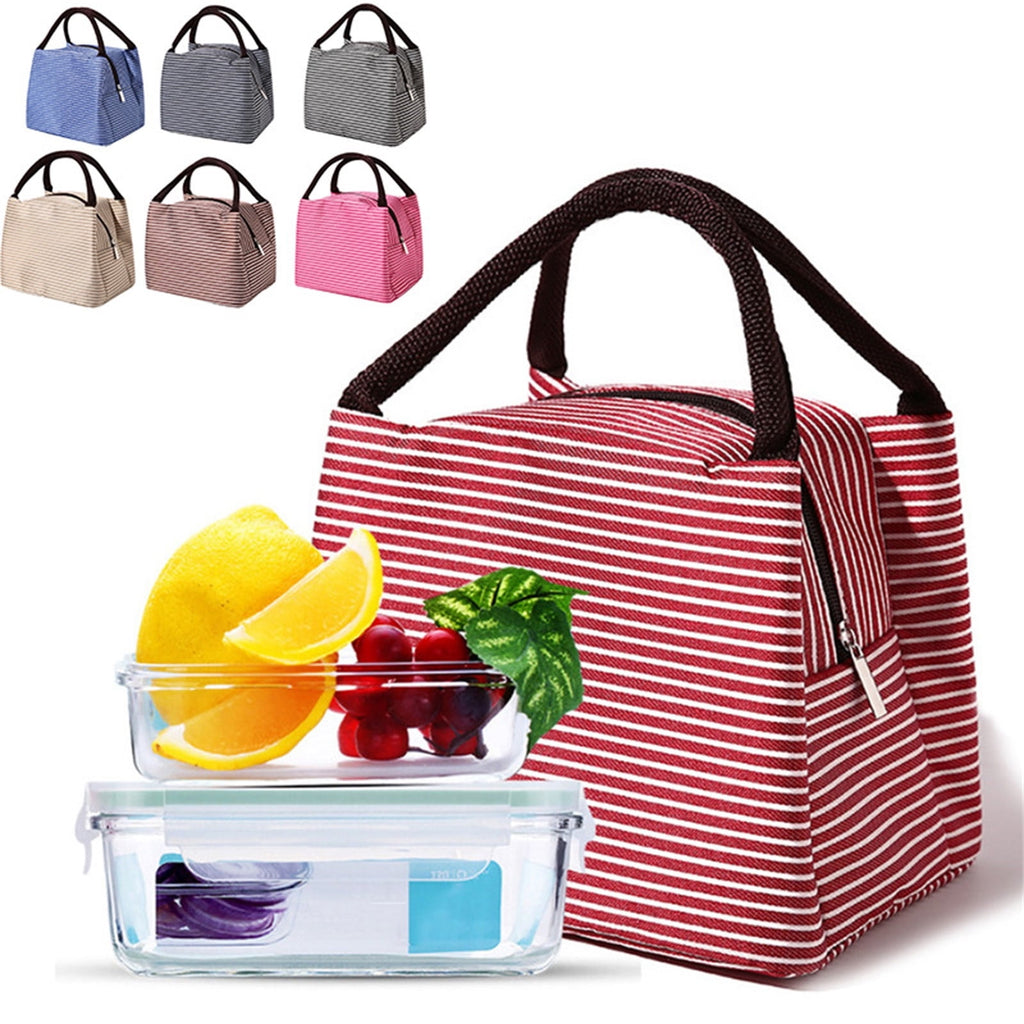 Lunch Box Lunch Bag For Women Insulated Lunch Bag Reusable Tote Cooler Bag Lunchbox Suitable for Work, Travel, Outdoor Purple