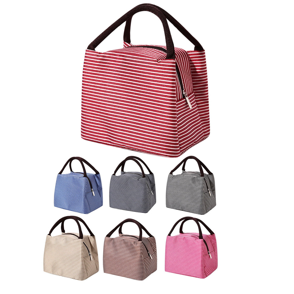 Lunch Box Lunch Bag For Women Insulated Lunch Bag Reusable Tote Cooler Bag Lunchbox Suitable for Work, Travel, Outdoor Purple