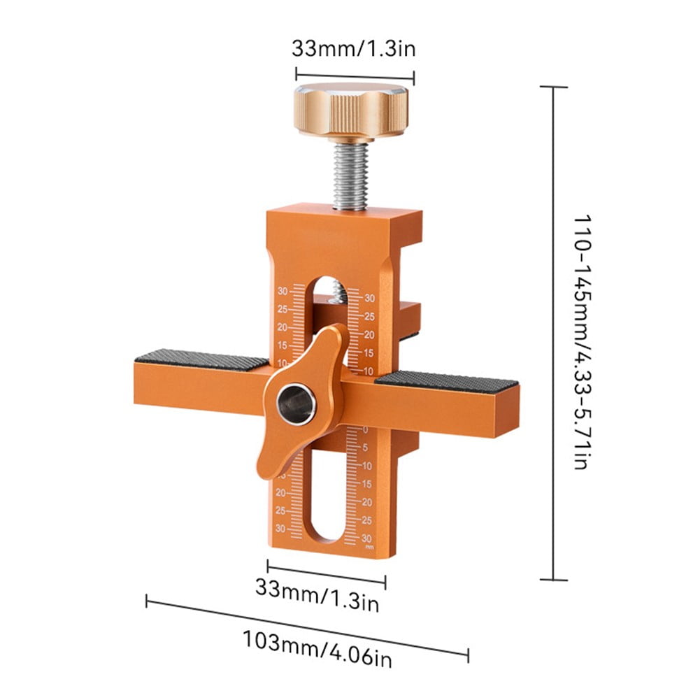 For Woodworking Cabinet Door Installation Mounting Jig Quick Positioning Panel Rebounding Device Drilling Hand Tool In Stock As Shown