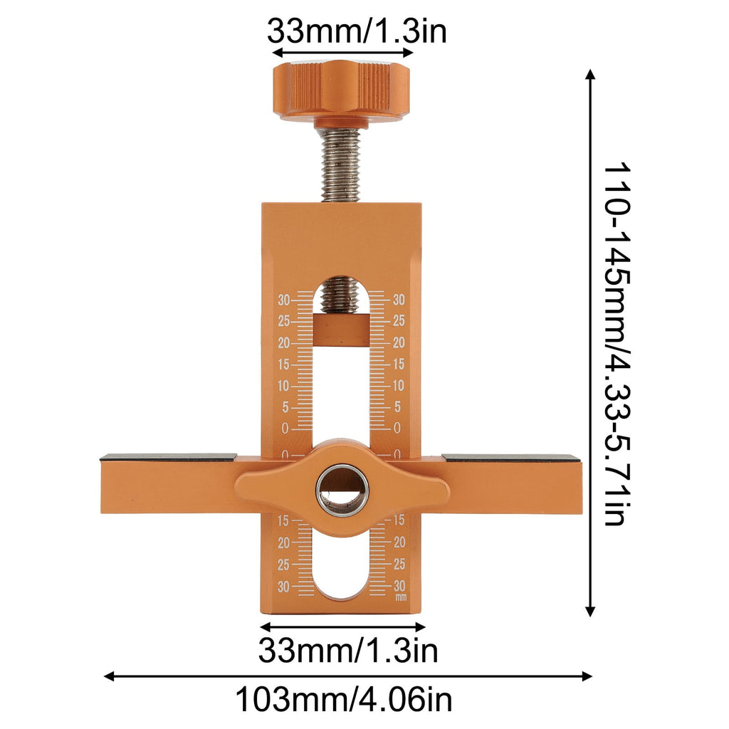 For Woodworking Cabinet Door Installation Mounting Jig Quick Positioning Panel Rebounding Device Drilling Hand Tool In Stock As Shown