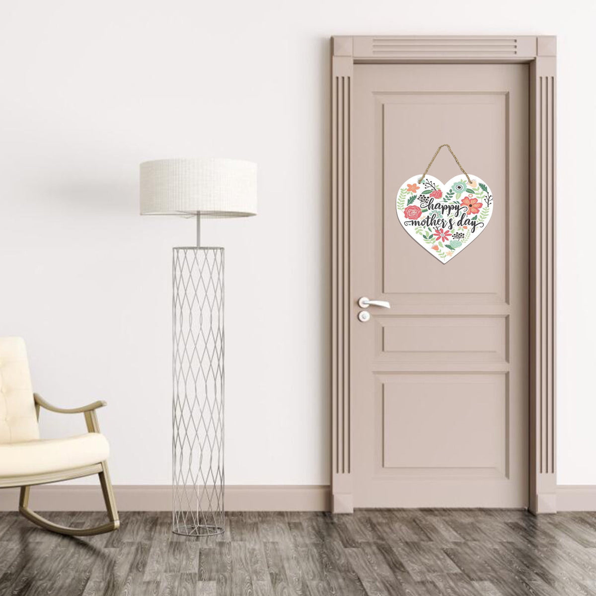 Mothers Day Gifts Mothers Day Gifts for Mom Front Door Welcome Sign - Heart-Shaped Happy Mother'S Day Sign Mothers Day Decorations O