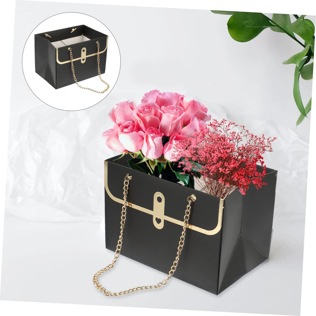4pcs Tote Bag Packaging Bag Paper Gift Bags Wedding Paper Packing Bags Gift Packing Bags Gift Wrapping Bags Floral Gift Bags