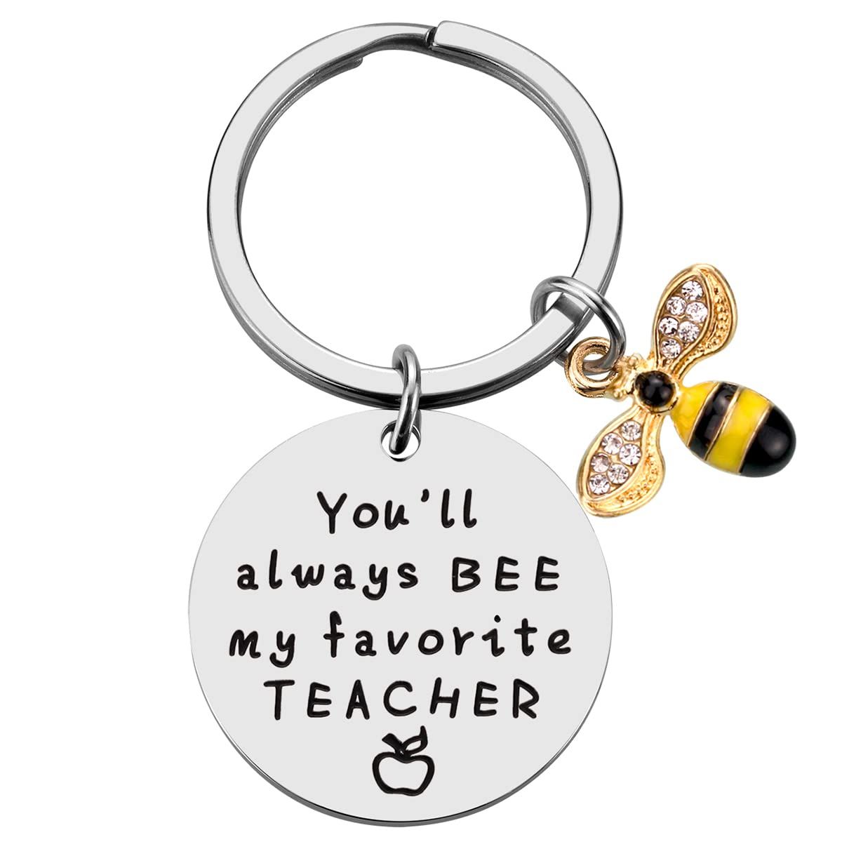 Teacher Gifts Keychain - Teacher Appreciation Gifts for Women Teacher Christmas Valentines Gifts Thank You Gifts for Teachers