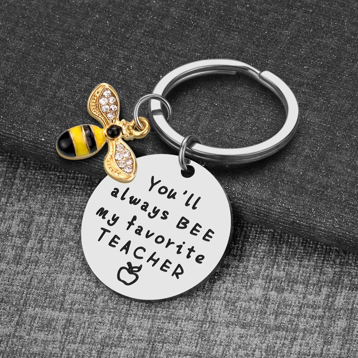 Teacher Gifts Keychain - Teacher Appreciation Gifts for Women Teacher Christmas Valentines Gifts Thank You Gifts for Teachers