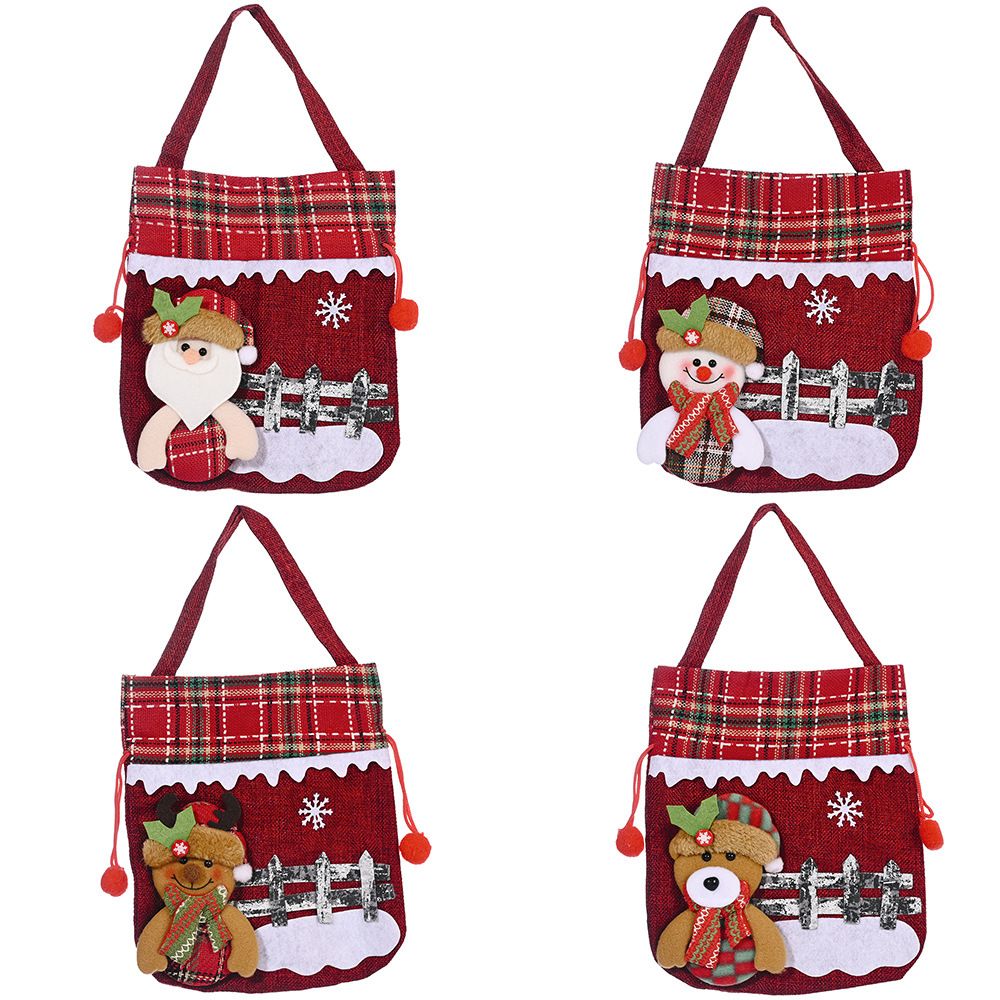 4pcs drawstring gift wrapping bag christmas treat bag christmas bags for gifts xmas gift bag xmas bags christmas