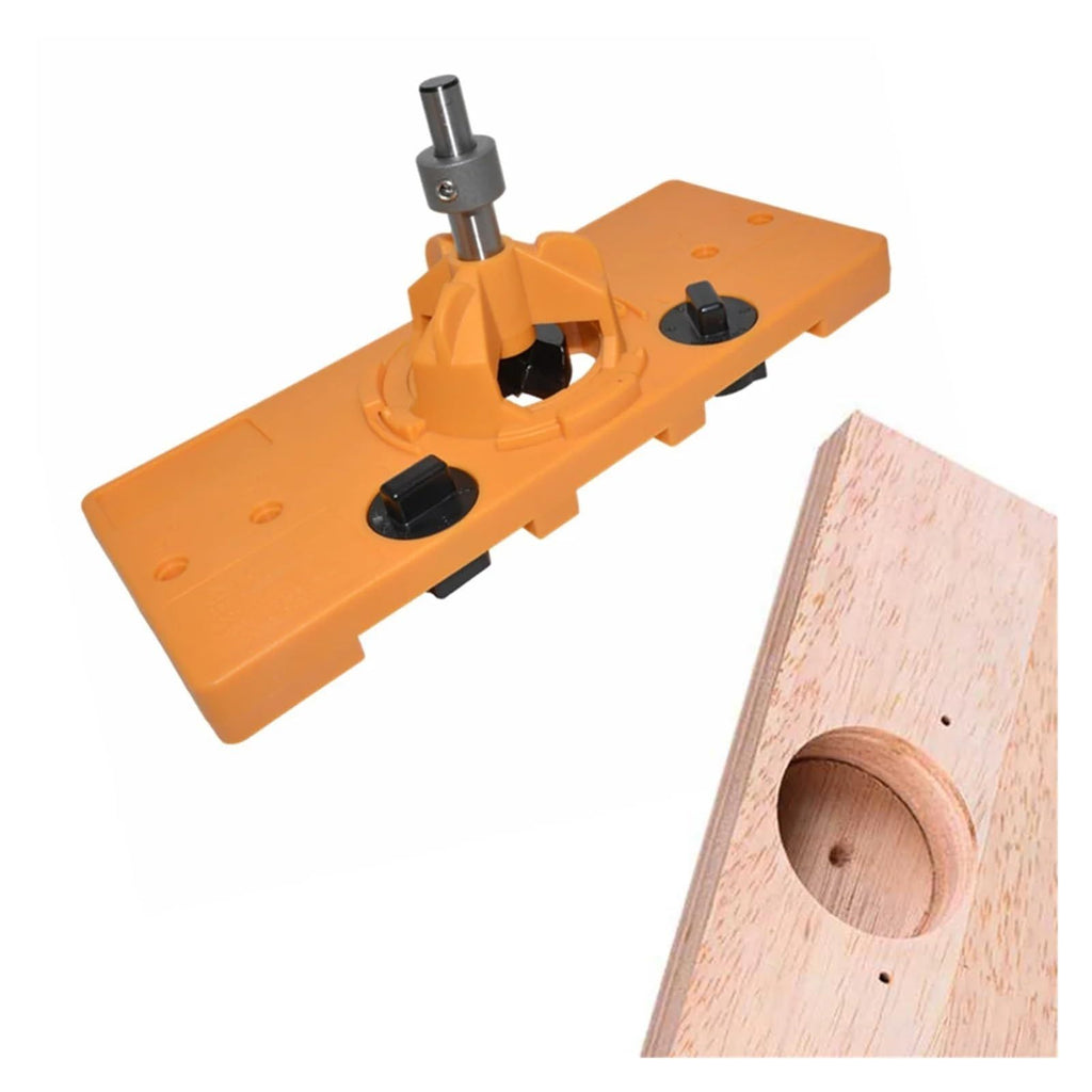 Circle Hole Saw Adjustable Drill Bit Woodworking Mounting Hinge Drilling Jig Guide DIY Door Hole Opener Cabinet Tool Hand Tool Set