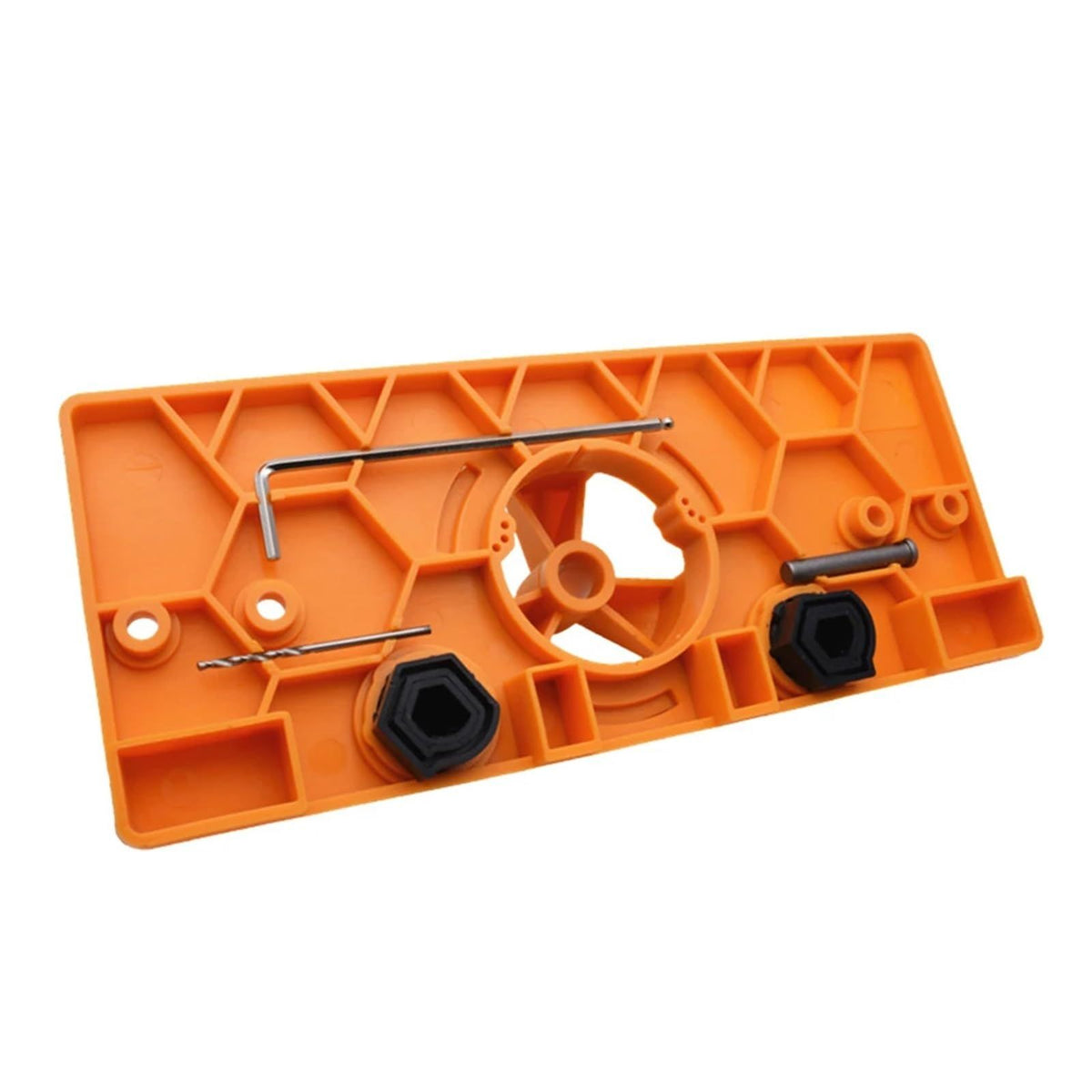 Circle Hole Saw Adjustable Drill Bit Woodworking Mounting Hinge Drilling Jig Guide DIY Door Hole Opener Cabinet Tool Hand Tool Set