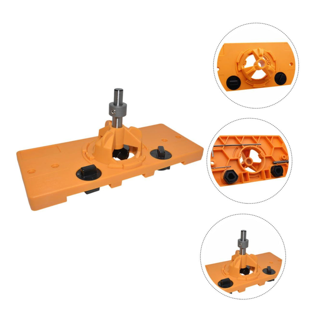 Circle Hole Saw Adjustable Drill Bit Woodworking Mounting Hinge Drilling Jig Guide DIY Door Hole Opener Cabinet Tool Hand Tool Set