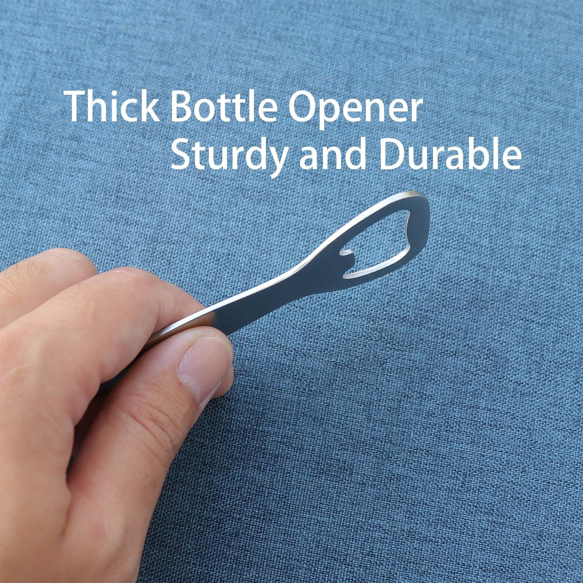 2PCS Bottle Opener, Can Punch Opener, 304-Stainless Steel Beer Opener for Home and Bar Gift for Men Husband Father Boyfriend