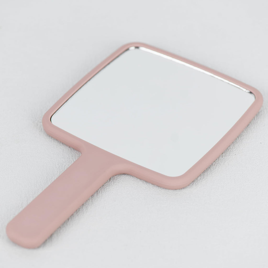Square Hand Held Mirror Hand Mirror Travel Mirror Diamond Pattern 23*12.5*12.5cm Pink
Mirror Portable Pocket Mirror Makeup Mirror