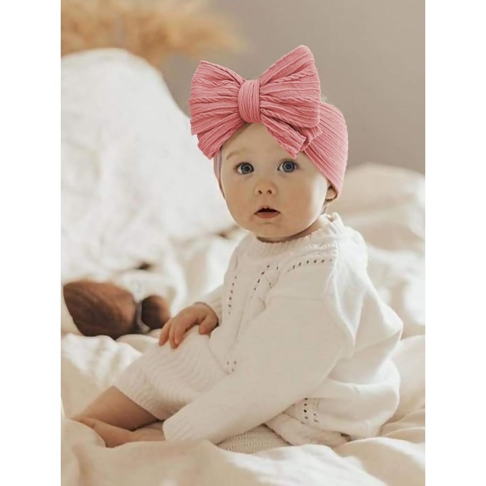 3PCS Baby Bows Headbands Nylon Baby Girl Headbands Soft Handmade Hairbands Toddler Hair Accessories for Girls Baby Newborn Infant Kids