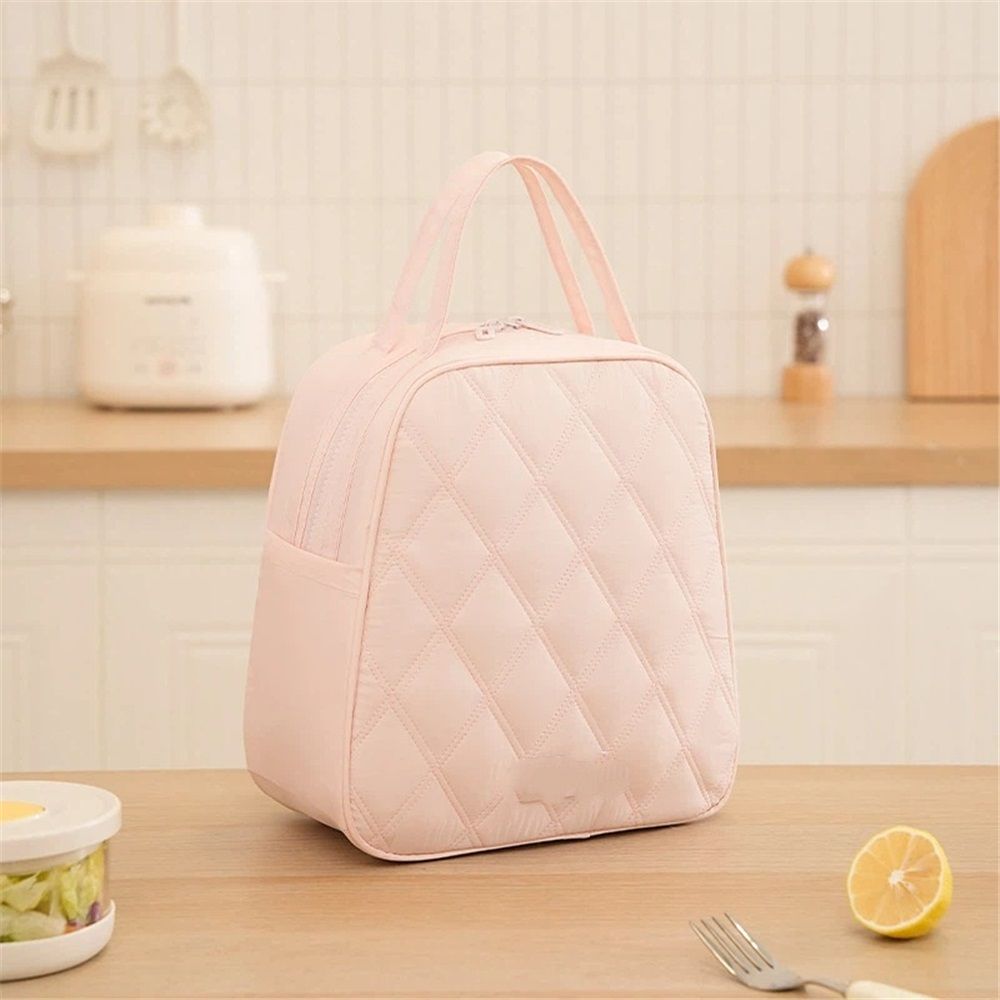 Lunch Bag Women Insulated Lunch Box for Adults Cute Pink Lunch Tote Bag for Women Preppy Lunchbox Lunch Bag for Adults Work