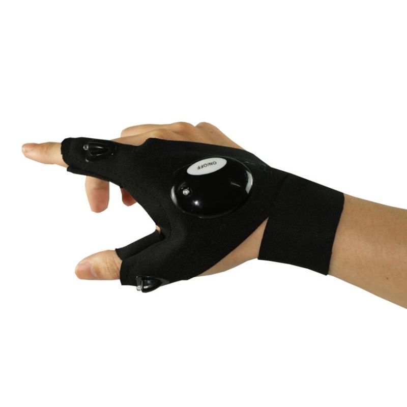 LED Flashlight Gloves, Boyfriend Husband, Cool Gadget Hands-Free Lights for Camping Fishing Repairing, Fathers Day