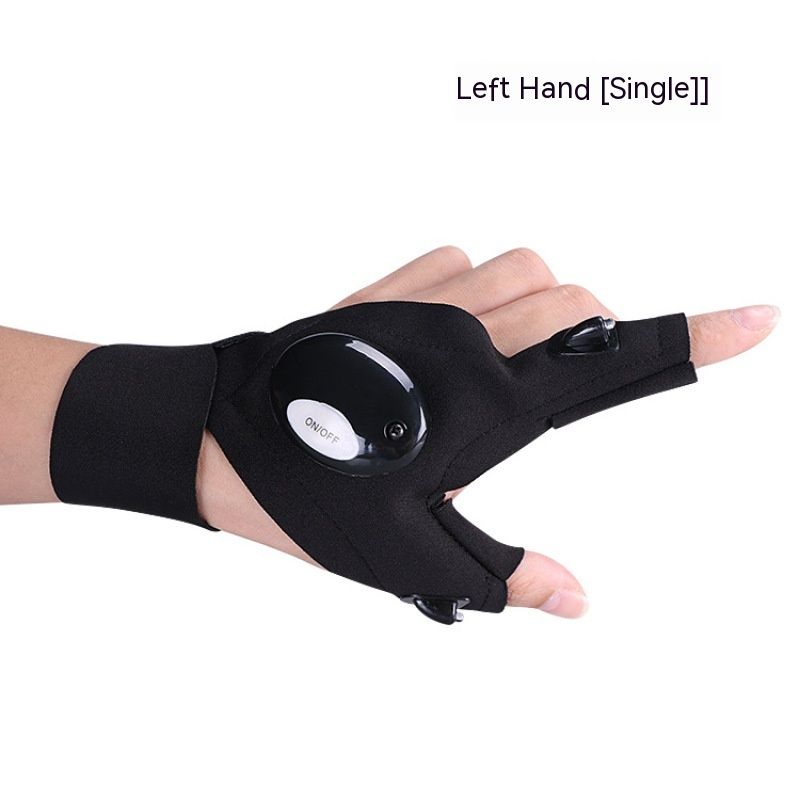 LED Flashlight Gloves, Boyfriend Husband, Cool Gadget Hands-Free Lights for Camping Fishing Repairing, Fathers Day