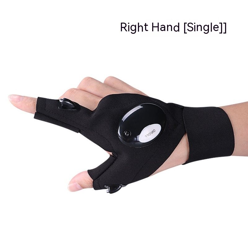 LED Flashlight Gloves, Boyfriend Husband, Cool Gadget Hands-Free Lights for Camping Fishing Repairing, Fathers Day