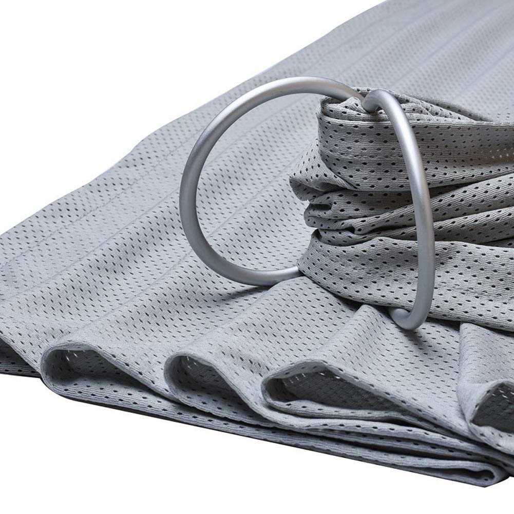Aluminium Baby Sling Ring 3 in, Soft Wrap Carrier Rings Accessory for Infants Toddlers Newborn Kids (Silver)
