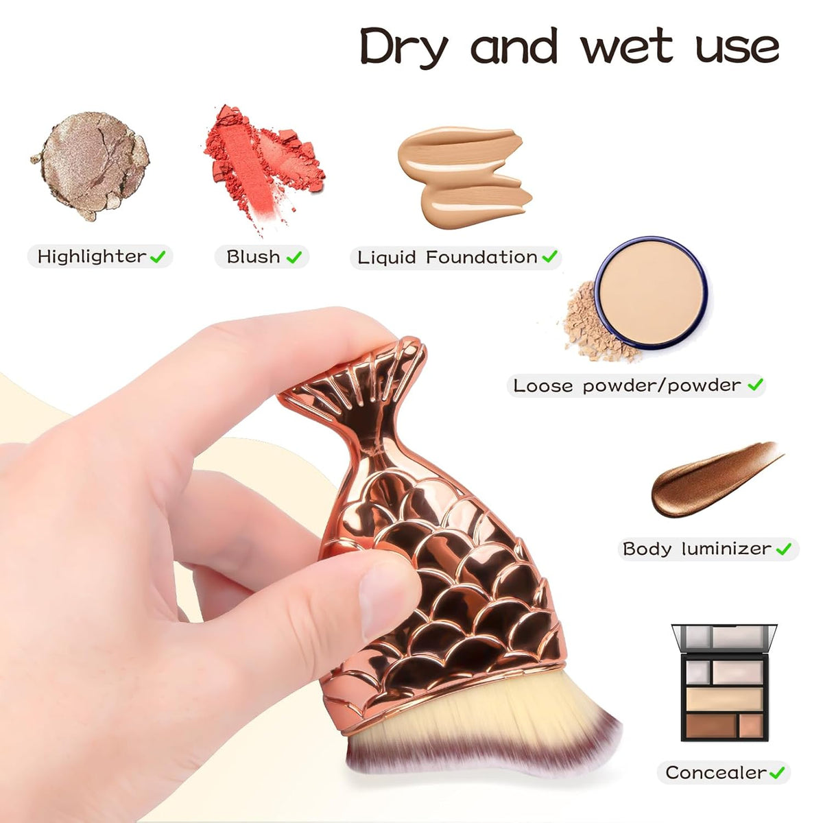Self Tanning Brush Applicator and Sunscreen Applicator for Kids-Sunscreen Brush set