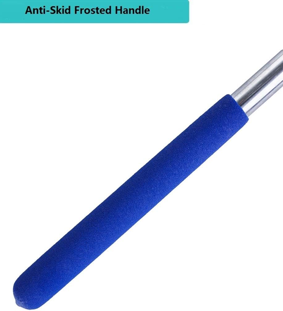 2PCS Pointer Sticks,Extendable Pointer,Hand Classroom for Teacher,Telescopic Teacher Retractable Hand Kids (Package Quantity: 2, Blue) Blue Package 2