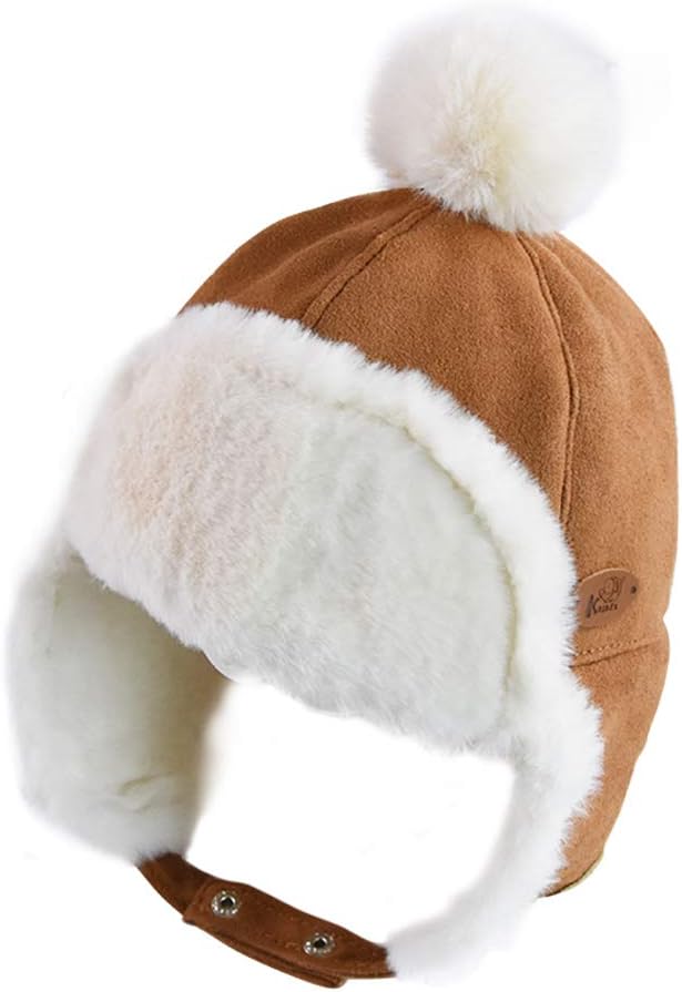 Baby Boys Hat Winter Fleece Cap for Toddlers Newborns 6 Months-2 Years Old