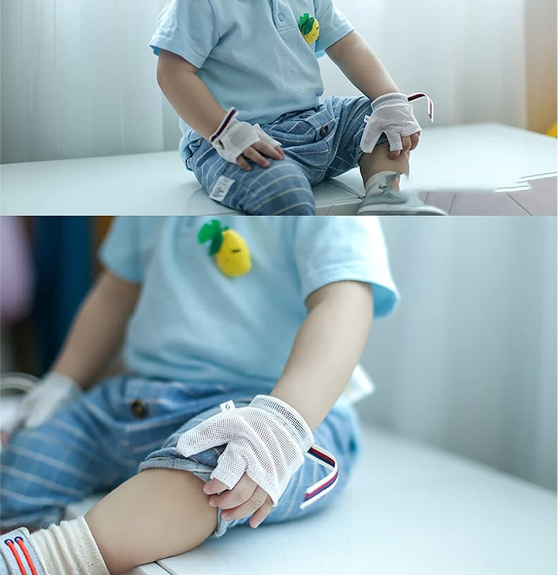 Baby Stop Thumb Sucking Kids Finger Guard Infant Stop Finger Sucking(S)