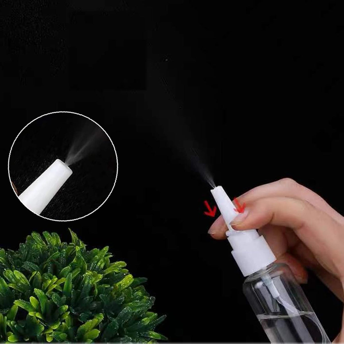 3-pack nasal spray bottles - clear spray bottle - empty nasal spray - direct spray container for essential salt solution - 10 ml
