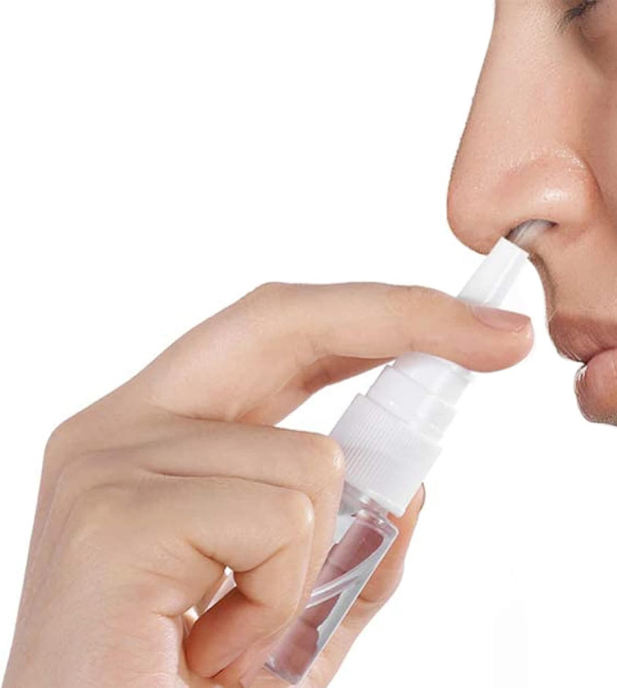 3-pack nasal spray bottles - clear spray bottle - empty nasal spray - direct spray container for essential salt solution - 10 ml