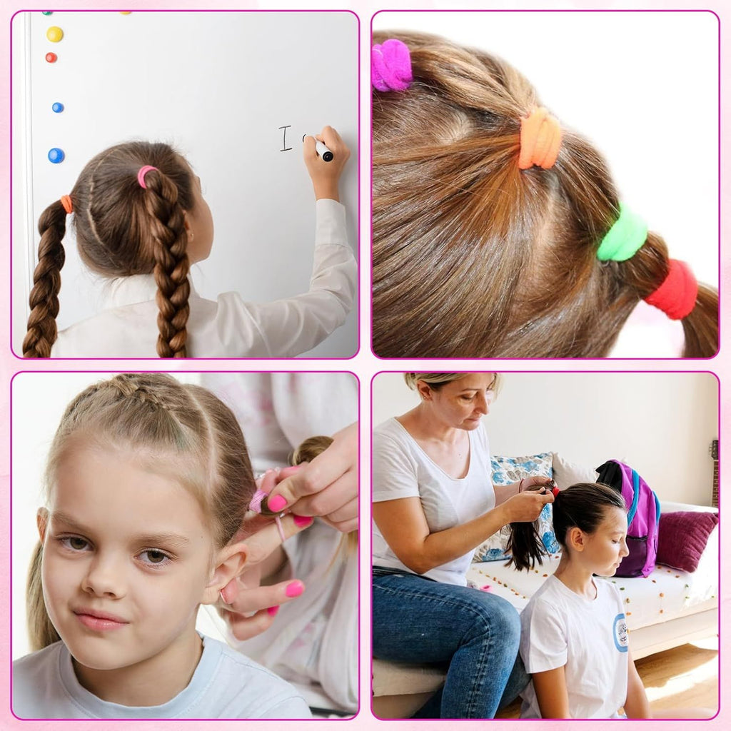 360 Pcs Baby Hair Ties, Small No Damage Elastic Hair Bands for Toddlers, Little Girls and Kids, Soft Ponytail Holders, Baby Hair Accessories(20 Colors)
