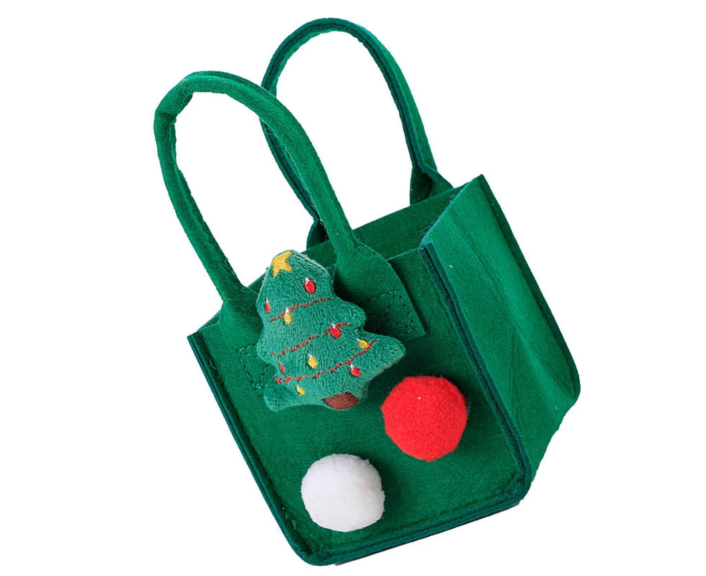 Christmas Felt Candy Bag Christmas Treat Bag Gift Bag for Boy and Girl Holiday Parties Teachers Decorations Christmas Tree