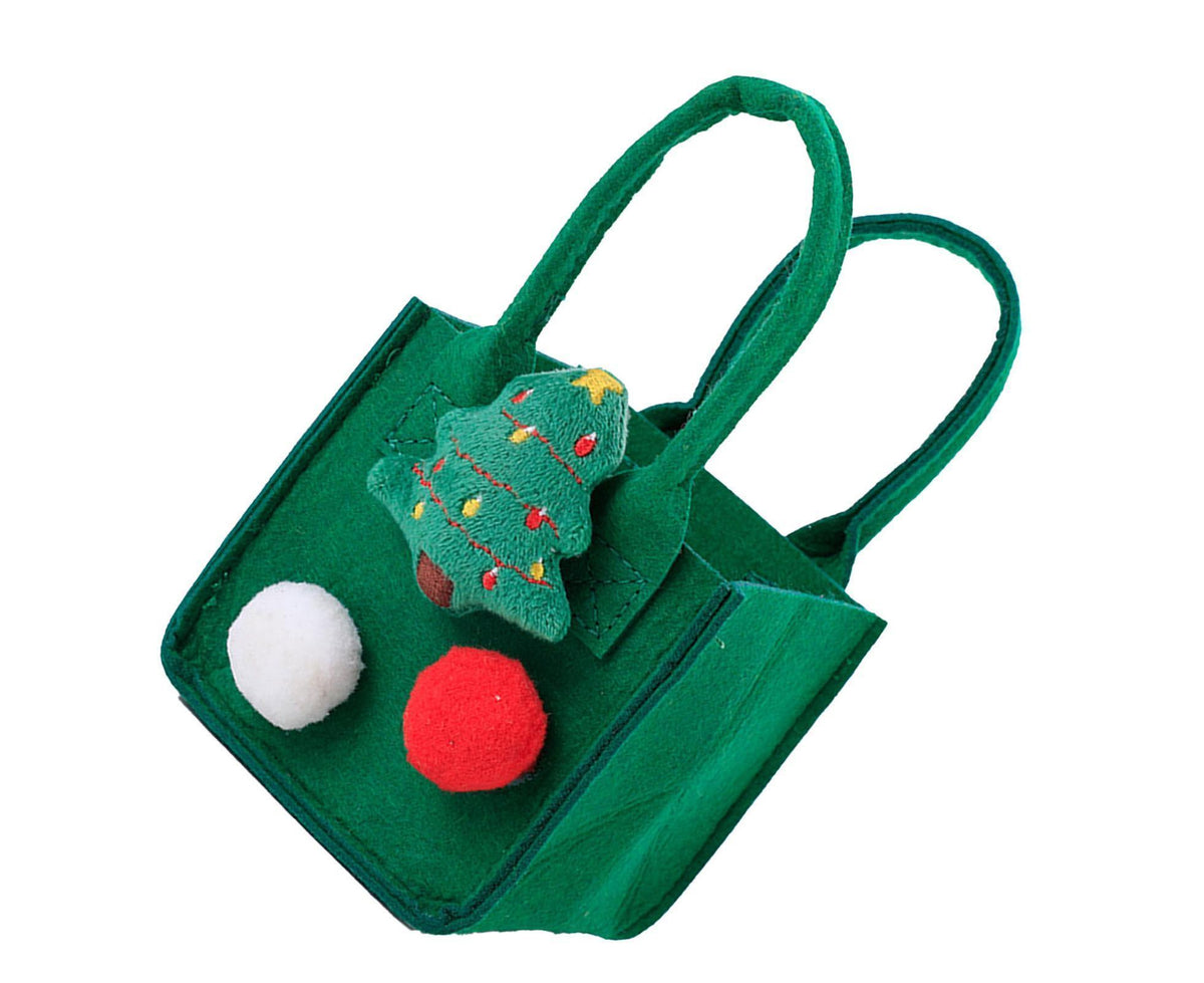 Christmas Felt Candy Bag Christmas Treat Bag Gift Bag for Boy and Girl Holiday Parties Teachers Decorations Christmas Tree