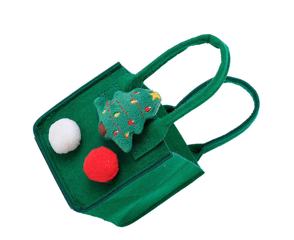 Christmas Felt Candy Bag Christmas Treat Bag Gift Bag for Boy and Girl Holiday Parties Teachers Decorations Christmas Tree