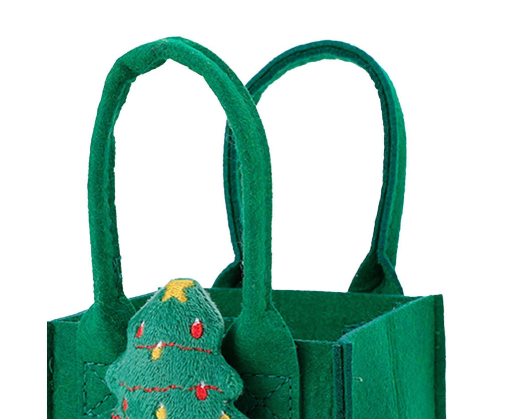 Christmas Felt Candy Bag Christmas Treat Bag Gift Bag for Boy and Girl Holiday Parties Teachers Decorations Christmas Tree