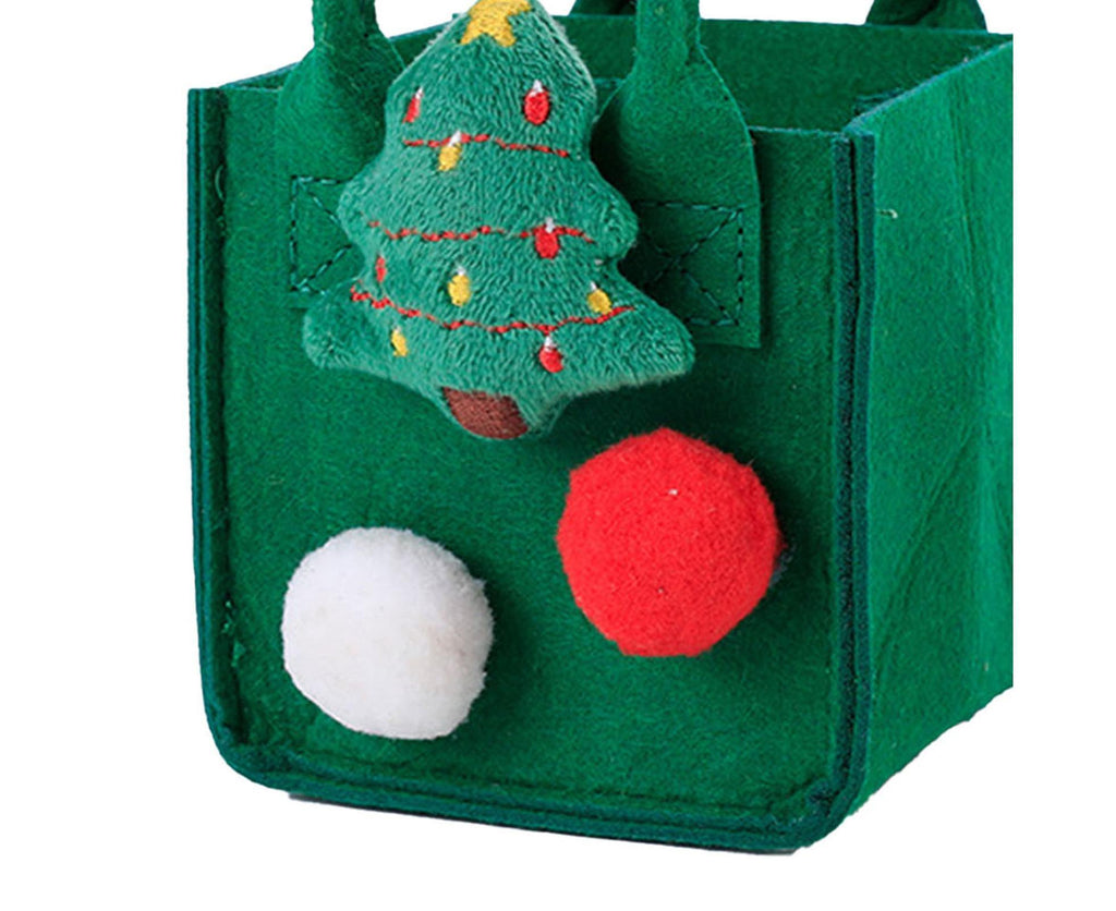 Christmas Felt Candy Bag Christmas Treat Bag Gift Bag for Boy and Girl Holiday Parties Teachers Decorations Christmas Tree