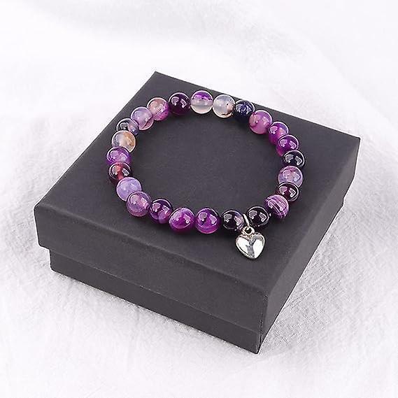 Inspirational Gifts For Women, Get Well Soon Gifts, 8mm Natural Stone Bracelets Crystal Stone Gifts For Women,sister Girlfriend, Best Friend