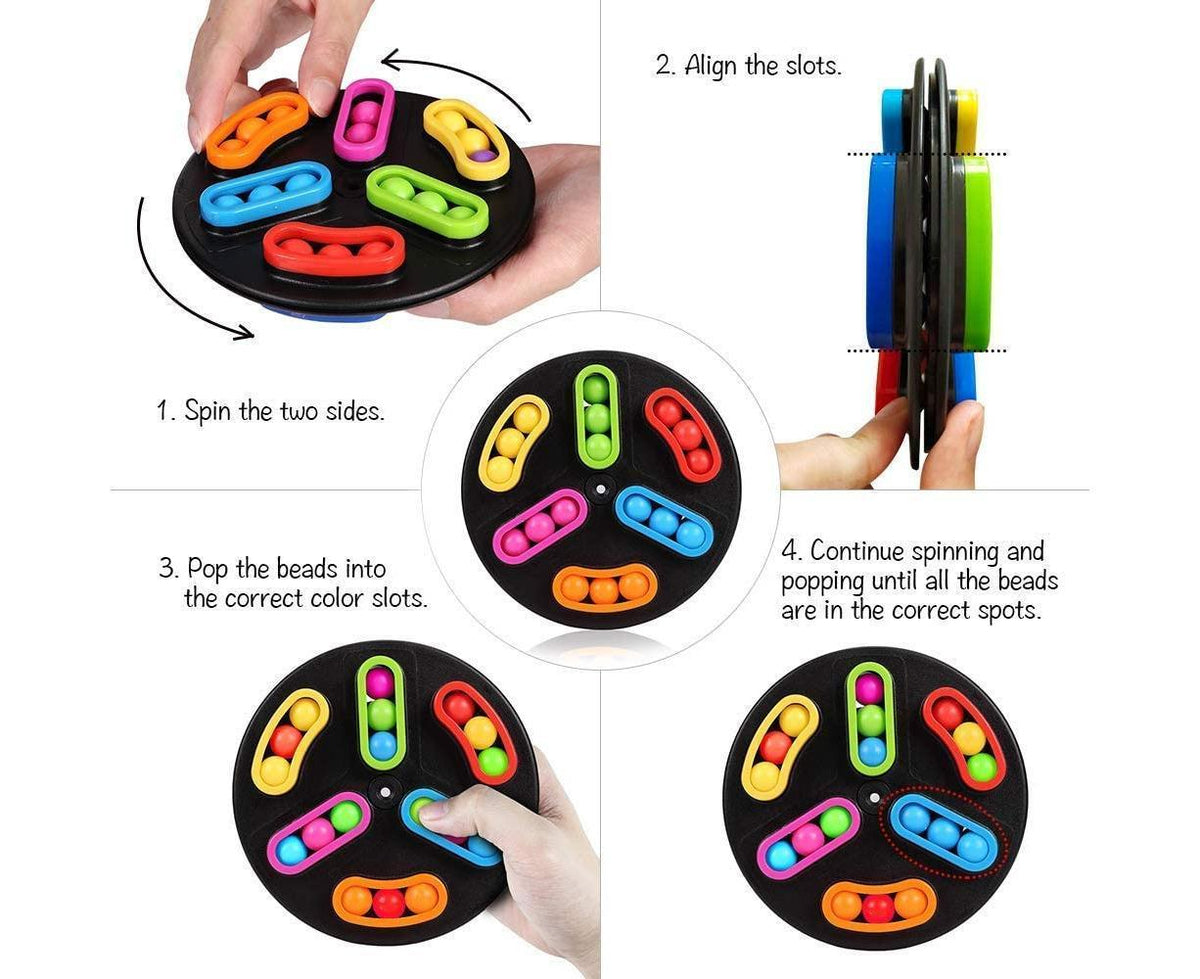 Brain Teaser Puzzles for Babies, Teens, and Adults, Spin, Twist, and Rotate This Mind Puzzle To Test Logic and IQ