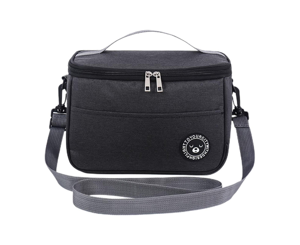 Bento Bag Waterproof Oxford Cloth Lunch Bag-Black