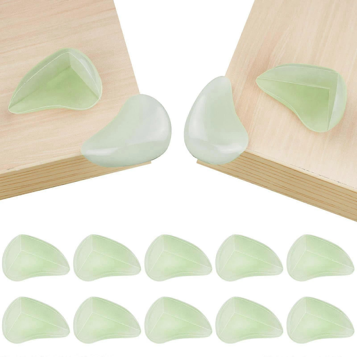 10pcs Babies Table Corner Protectors - Clear Babies Edge Guards for Sharp Corners
