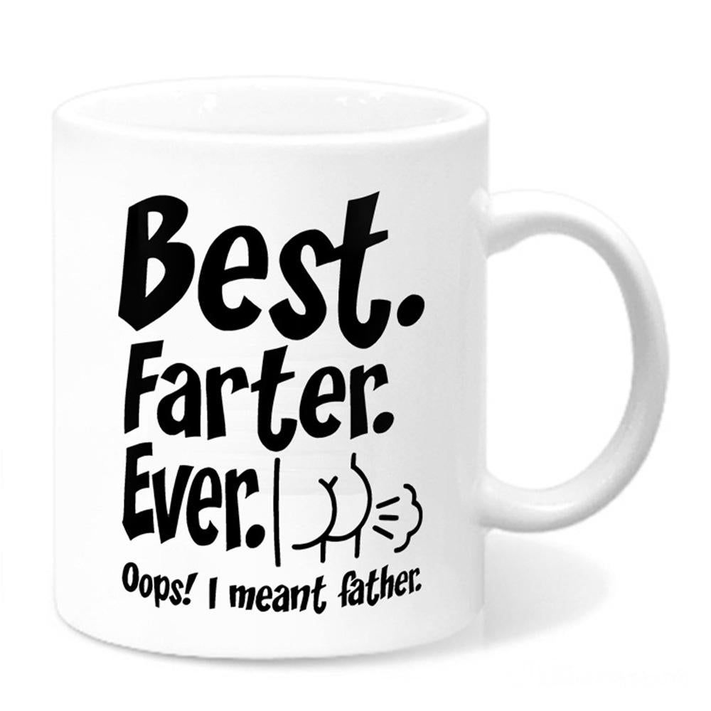 325ml Funny Coffee Mug with Handle Tea Cup for Christmas Fathers Day Gift - Style 2